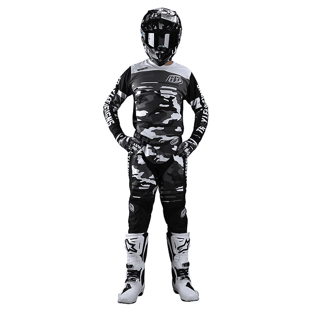 POLERA GP JERSEY FORMULA CAMO BLACK / GRAY