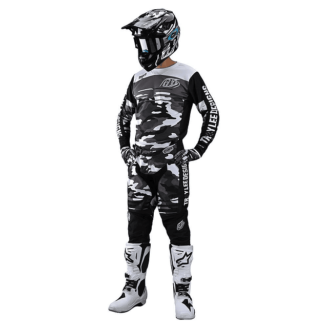 PANTALON NIÑO YOUTH GP PANT FORMULA CAMO BLACK / GRAY