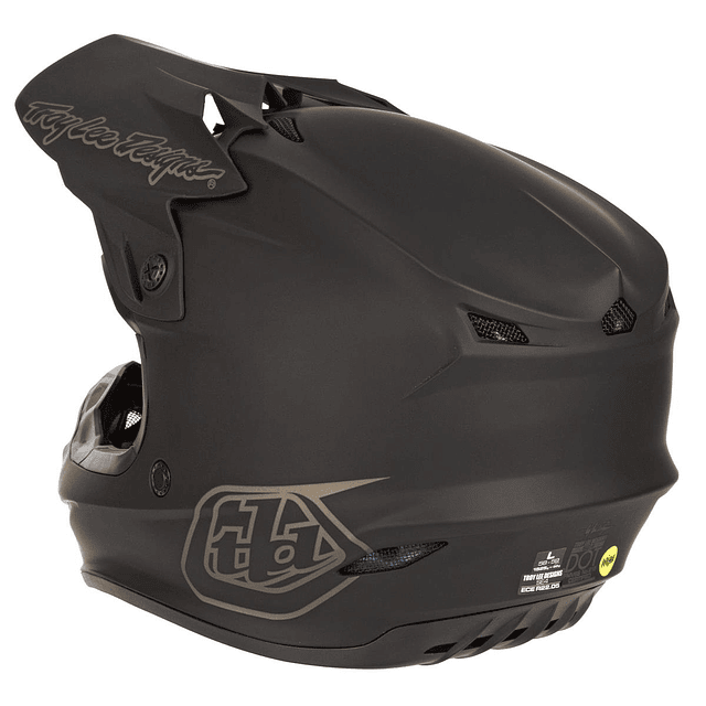 Casco Troy Lee Se4 Polyacrylite Mono BLACK