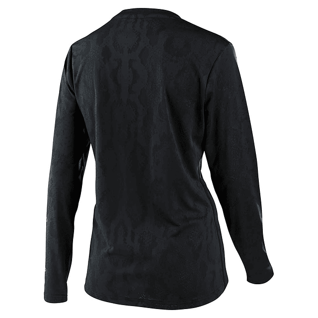 POLERA LILIUM LS JERSEY JACQUARD BLACK