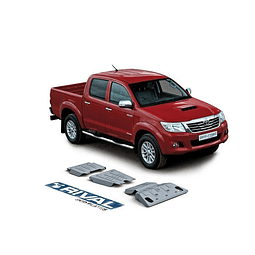 SKID TOYOTA HILUX VIGO 2005-2015 (3 PLACAS DE ACERO 3MM)