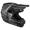 Casco de moto Troy Lee Designs SE5 ECE composite Quattro GRAY