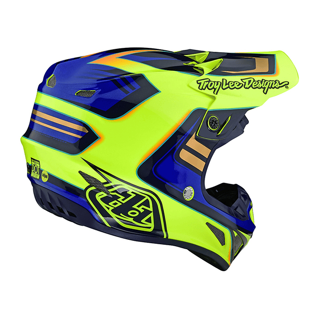 Casco SE4 Composite Flash - Yellow / Blue