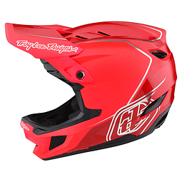 Casco Troy Lee Designs D4 Composite Mips SHADOW RED