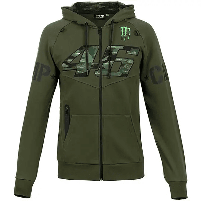  POLERON VR46 46 MONSTER CAMP HOODIE TALLA L