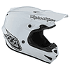 Casco Troy Lee Designs SE4 MONO WHITE