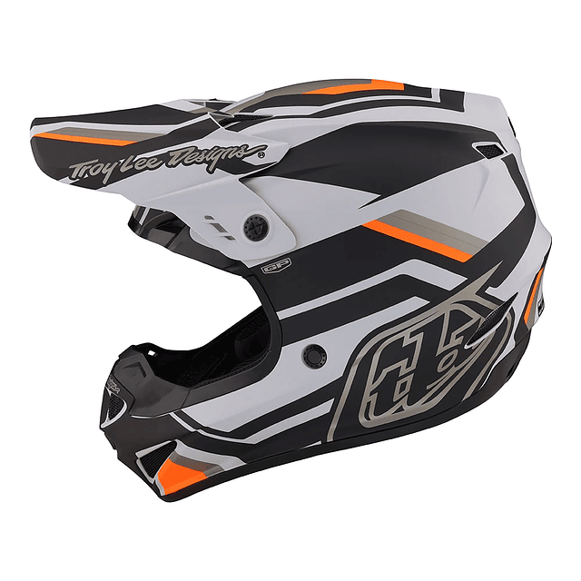 Casco GP APEX Gris Naranjo 