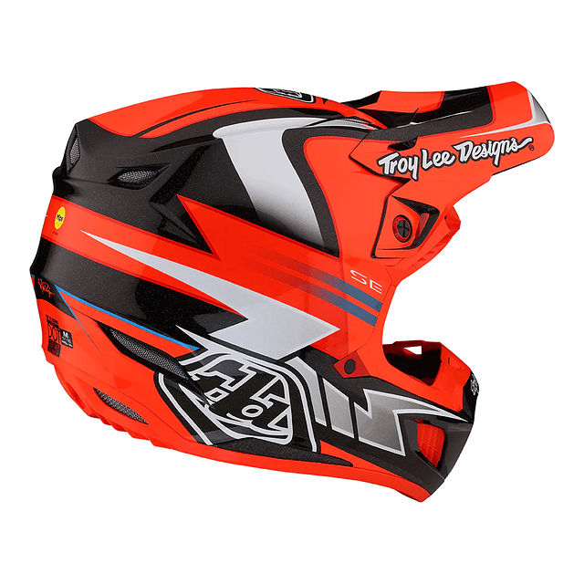 Casco Troy Lee Designs SE5 Composite Saber NEO Orange 