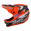 Casco TROY LEE DESIGNS D4 Carbon SABER RED 