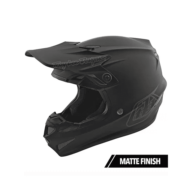 Casco Troy Lee Designs niño SE4 polyacrylite MIDNIGHT BLACK