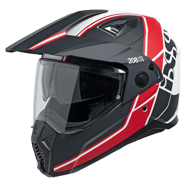 CASCO DE ENDURO IXS208 2.0 ROJO  