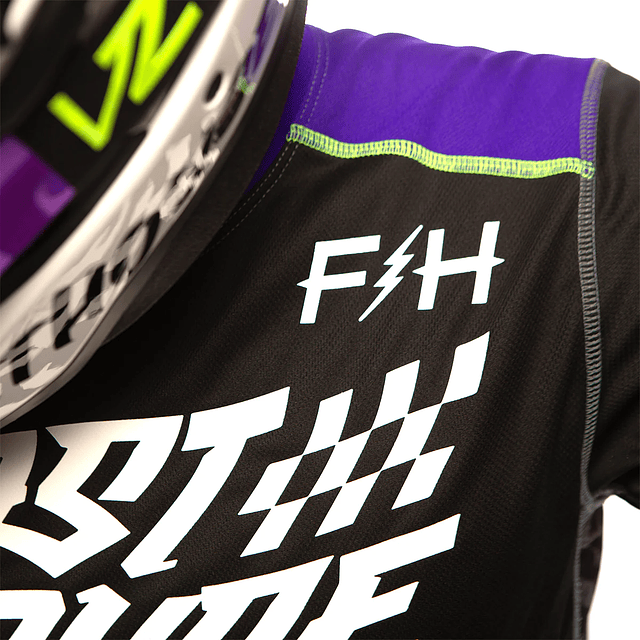 FASTHOUSE Grindhouse Rufio Jersey - Black/Purple 