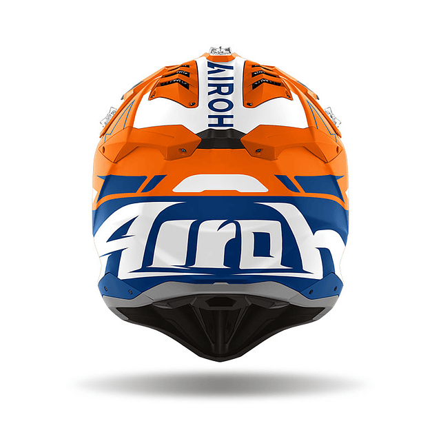 CASCO AIROH AVIATOR 3 SPIN ORANGE FLUO   