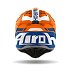 CASCO AIROH AVIATOR 3 SPIN ORANGE FLUO   