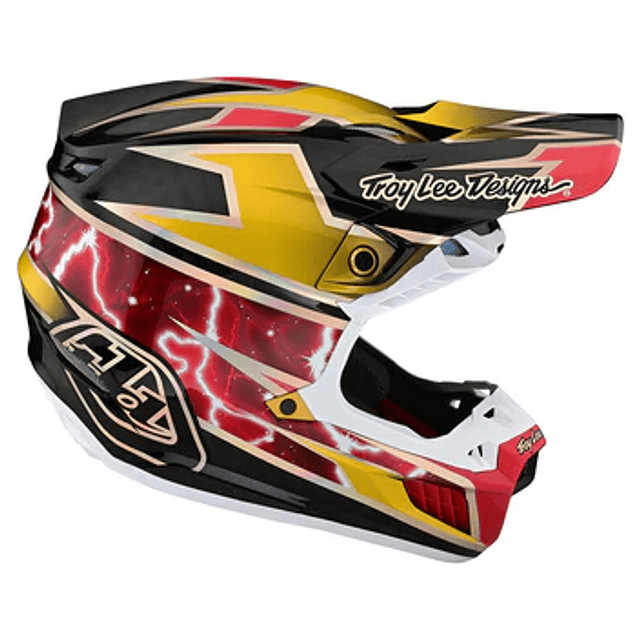 Casco Troy Lee Designs SE5 CARBON  LIGHNING GOLD