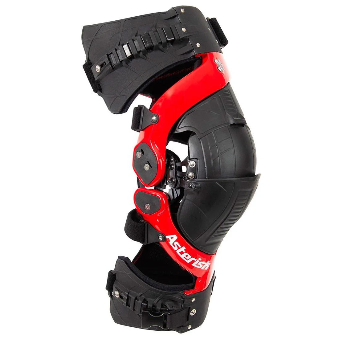 Genouillère Asterisk Ultra Cell Rouge/noir - Taille Unique, Fibre De Carbone, Occasion Portée