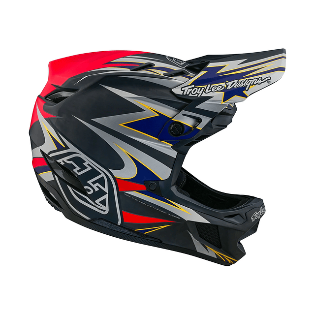 Casco TROY LEE DESIGNS D4 Carbon INFERNO RED