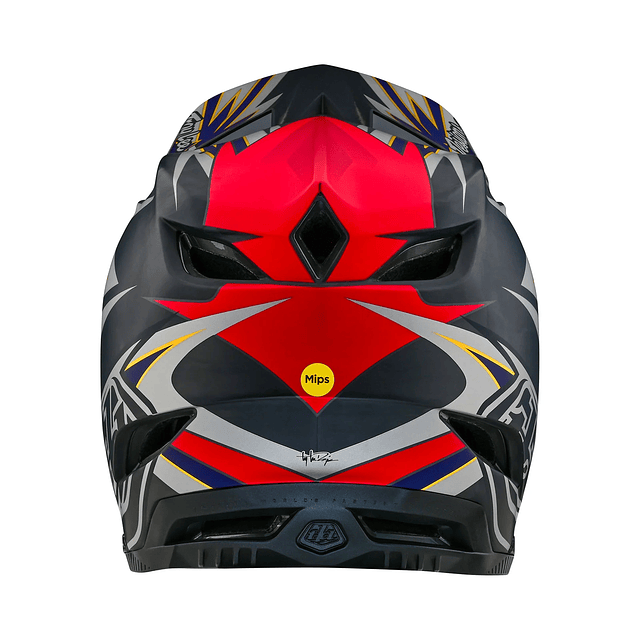 Casco TROY LEE DESIGNS D4 Carbon INFERNO RED