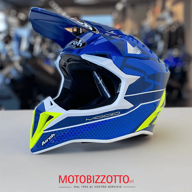 Casco Airoh Wraap MOOD BLUE GLOSS 