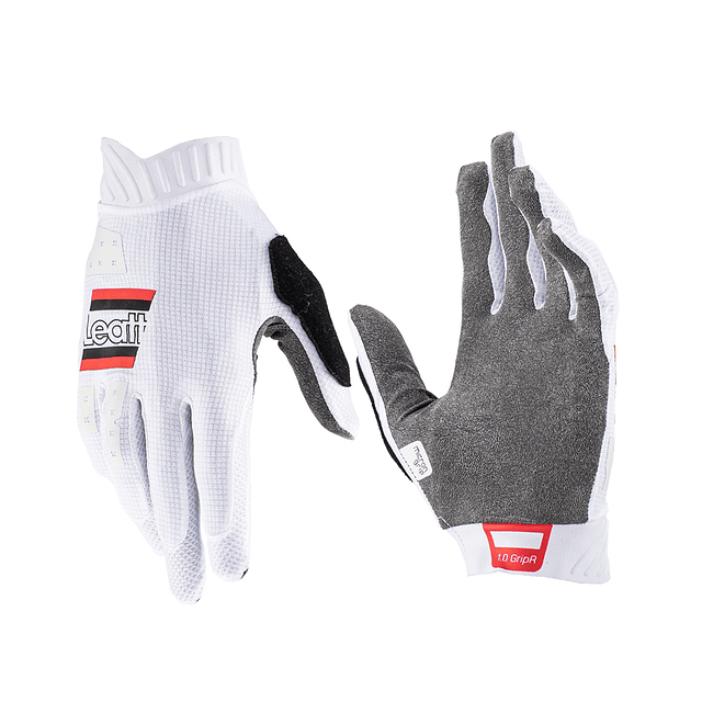 Guantes Leatt MTB GripR 1.0 Blanco M/8EU/9US