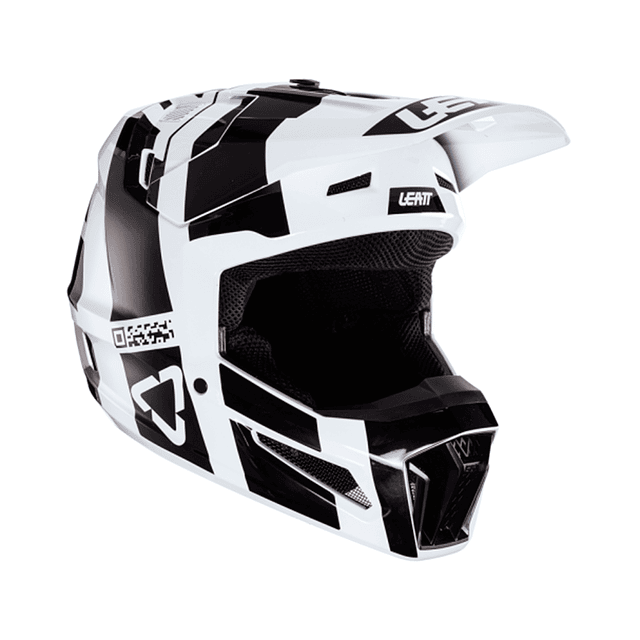 Casco Leatt Moto 3.5 Jr V24 Black/White L 53-54cm