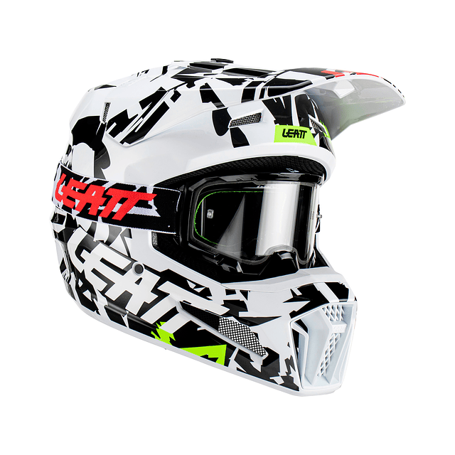 Kit Casco Leatt Moto 3.5 V23 Zebra L 59-60cm