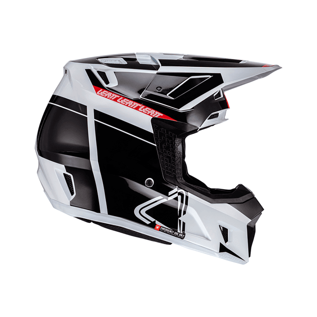 Kit Casco Leatt Moto 7.5 V24 Black/White S 55-56cm