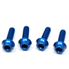 Pernos a2z Aluminio 7075-T6 Azul Caramag 4 pc