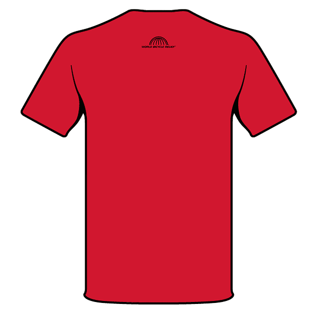 polera SRAM slash rojo L