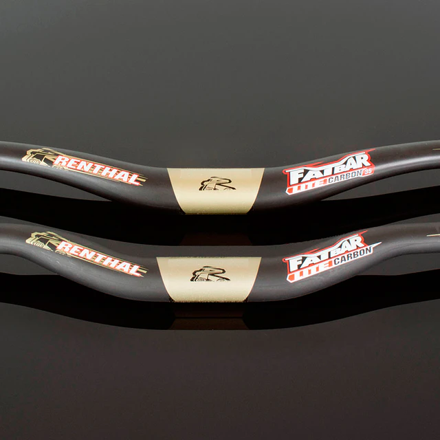 Manubrio RENTHAL Fatbar Lite Carbon Zero Rise 780x31.8mm Negro