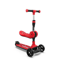 Scooter Royal Baby Infantil 089M 2 en 1 Rojo