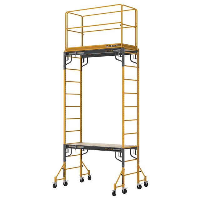Andamio y mesón de trabajo ScaffoldBench™ 6′ Baker System 4-in-1 