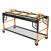Andamio y mesón de trabajo ScaffoldBench™ 6′ Baker System 4-in-1 