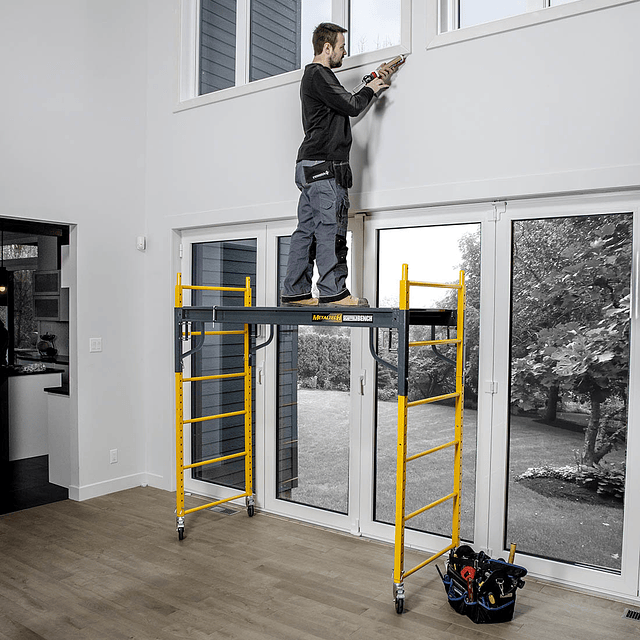 Andamio y mesón de trabajo ScaffoldBench™ 6′ Baker System 4-in-1 