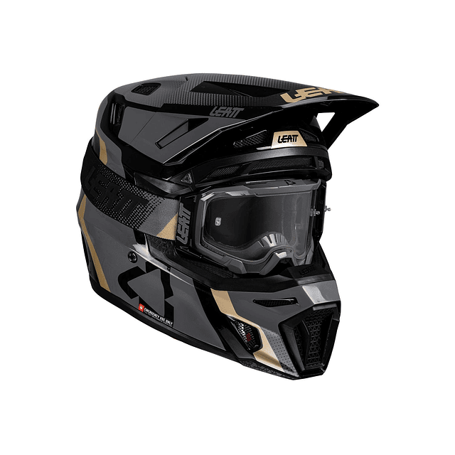 Kit Leatt Casco Moto 8.5 Antiparra 5.5 V25 Negro S 55-56cm