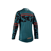 Jersey Leatt MTB Gravity 4.0 V25 Teal XXL