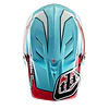 Casco Troy Lee Designs D4 Polyacrylite Linear Blue 