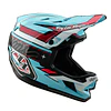 Casco Troy Lee Designs D4 Polyacrylite Linear Blue 