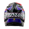 Casco Troy Lee Designs D4 Polyacrylite Linear Black 