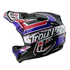 Casco Troy Lee Designs D4 Polyacrylite Linear Black 