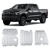 Skid plate Silverado 2019-2024 aluminio 6mm 
