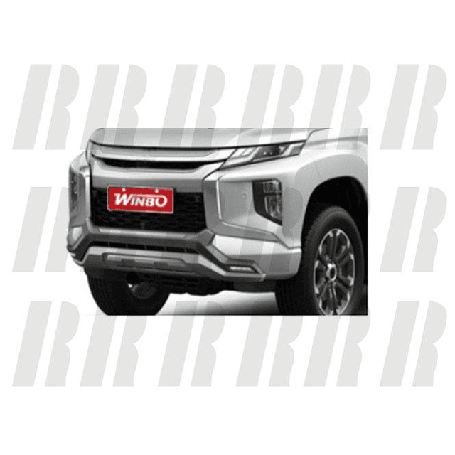 PROTECTOR FRONTAL CON NEBLINEROS MITSUBISHIL200 TRITON 2019/2023