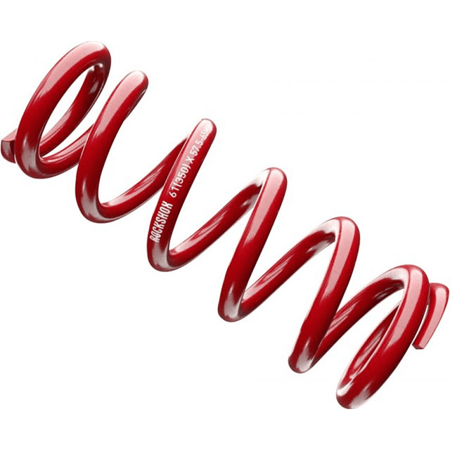 Resorte RockShox 151mm 57.5-65mm Rojo Eléctrico 550lb