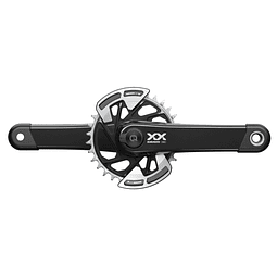 Volante SRAM Potenciómetro Eagle XX T-Type Spindle DUB Wide 55mm 32T Q174 165mm Negro