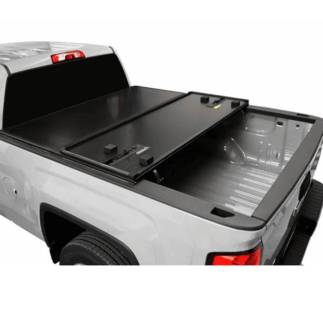 CAPOTA RIGIDA TRIFOLD DODGE RAM 1500 CON RAMBOX 5.5 PIES 2007/2021 - MODELO NUEVO (2019 EN ADELANTE) Y ANTERIOR (2012/2018) - INCLUYE 2 LUCES LED INTERIORES