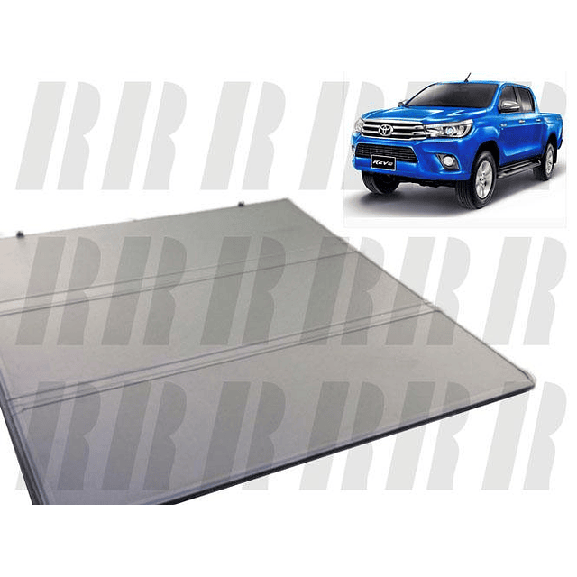 CAPOTA RIGIDA/TAPA PICKUP TRIFOLD ﻿TOYOTA HILUX REVO 2016/2025 - INCLUYE 2 LUCES LED INTERIORES