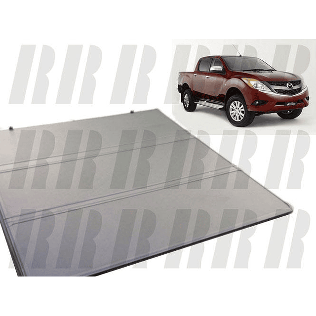 CAPOTA RIGIDA ﻿TAPA PICKUP ﻿TRIFOLD FORD RANGER 2012/2023 MAZDA BT50 2013/2020 - INCLUYE 2 LUCES LED INTERIORES
