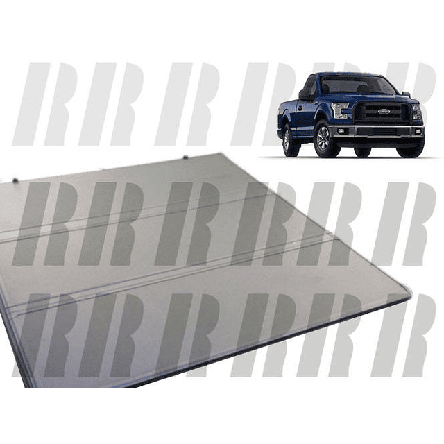 CAPOTA RIGIDA/TAPA PICK UP TRIFOLD FORD F150 CABINA SIMPLE 2015/2020 6.5 PIES - INCLUYE 2 LUCES LED INTERIORES