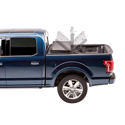 CAPOTA RIGIDA/TAPA PICK UP TRIFOLD FORD F150 DOBLE CABINA 2015/2025 5.5 PIES - INCLUYE 2 LUCES LED INTERIORES