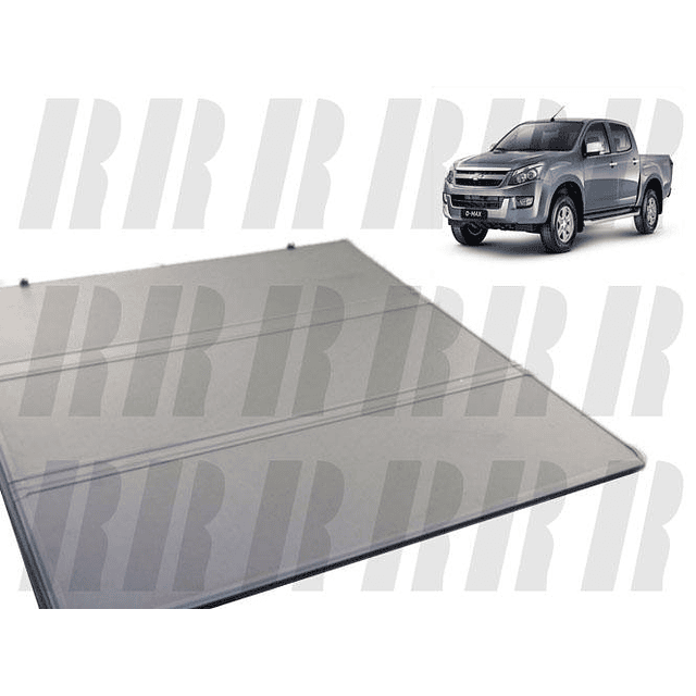CAPOTA RIGIDA/TAPA PICK UP TRIFOLD CHEVROLET DMAX 2015 EN ADELANTE COLORADO 2018/2023 MAZDA BT50 MODELO NUEVO 2022 EN ADELANTE - INCLUYE 2 LUCES LED INTERIORES